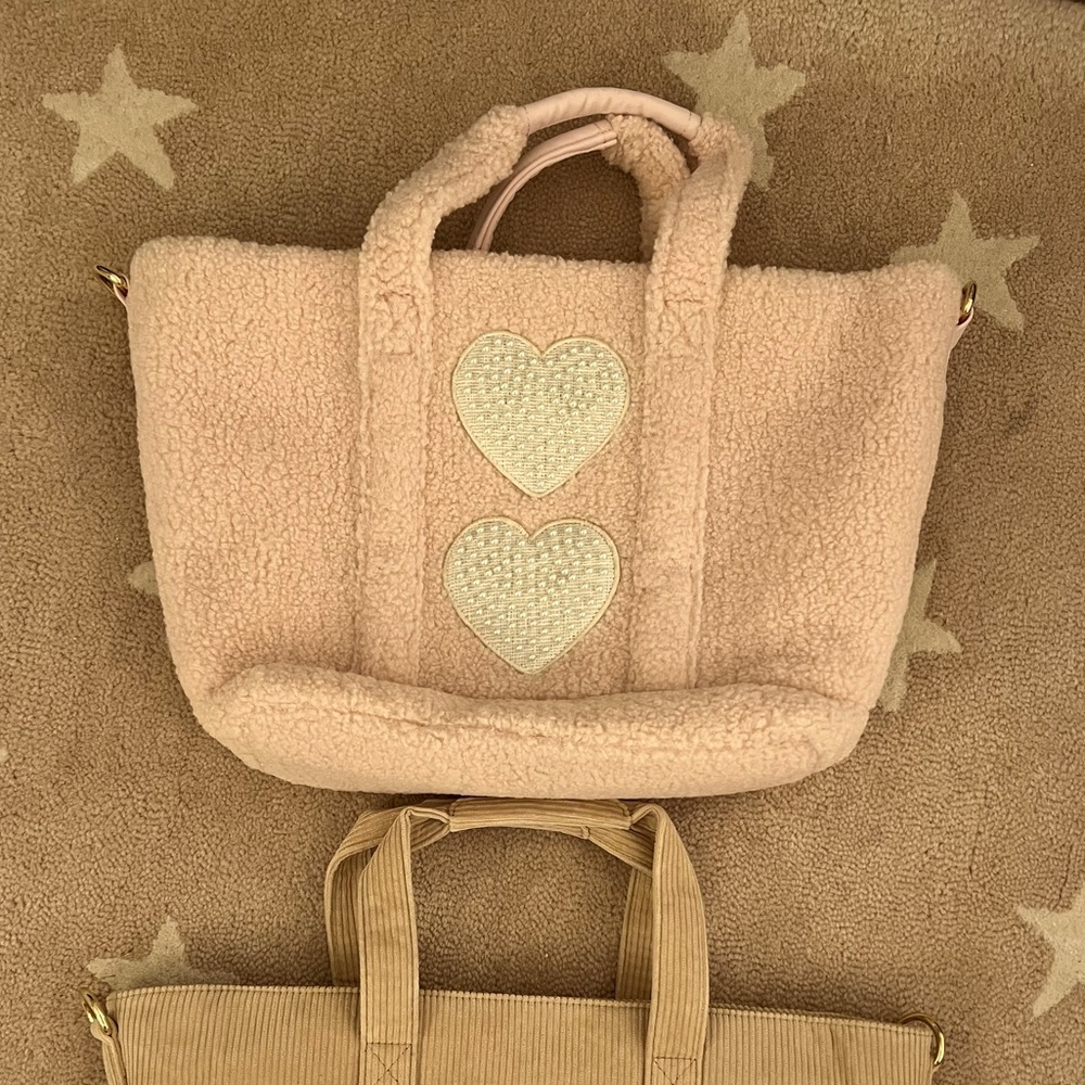 NWOT stoney clover Sherpa mini tote